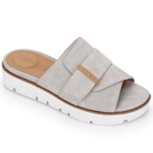 Gentle Souls Lavern Strap Slide Sandal Oyster 9.5 NWT